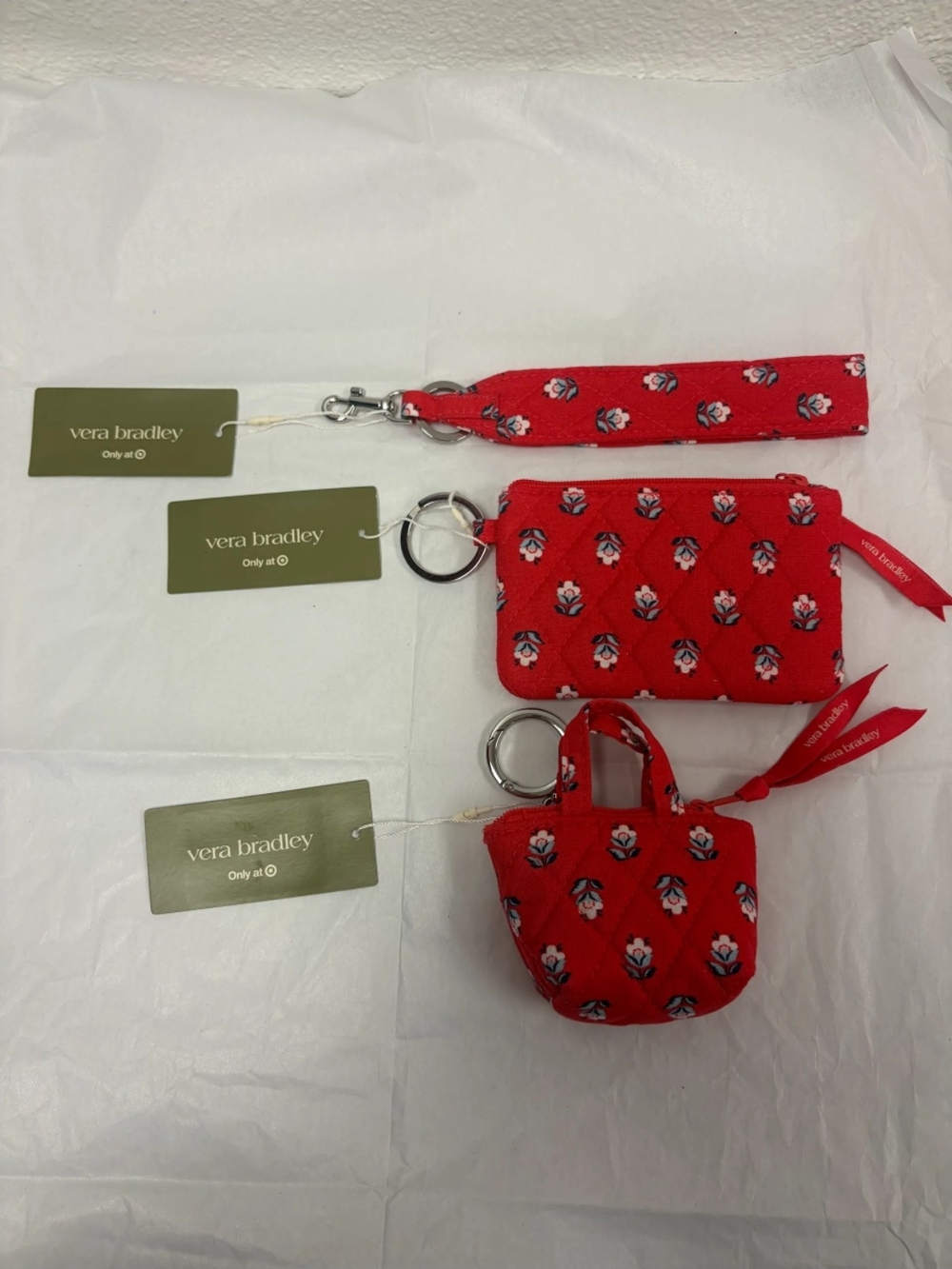 Vera Bradley Matching Keychain Set #834 - Picture 3 of 5